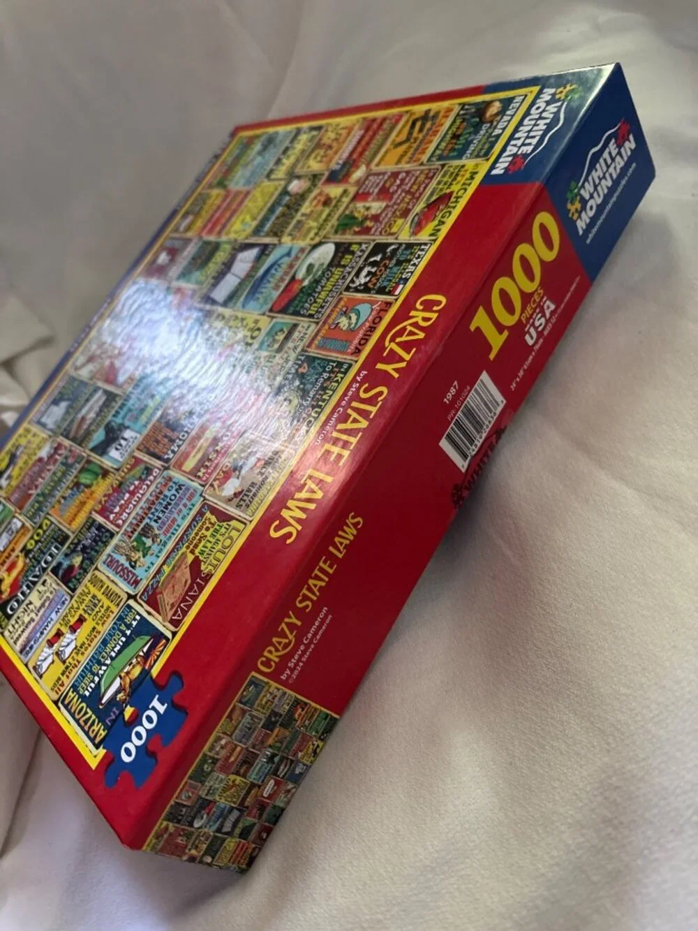 Crazy State Laws Jigsaw Puzzle 1000 Pieces By White Mountain With Bonus Poster I